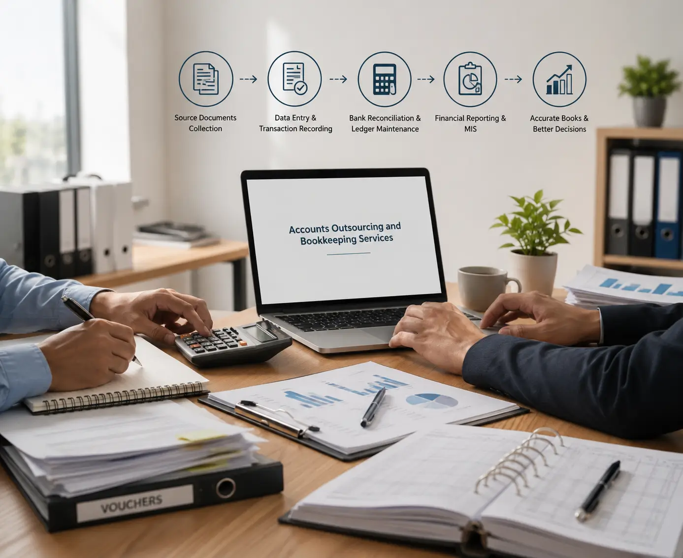 Accounts Outsourcing and Bookkeeping Services in Ahmedabad