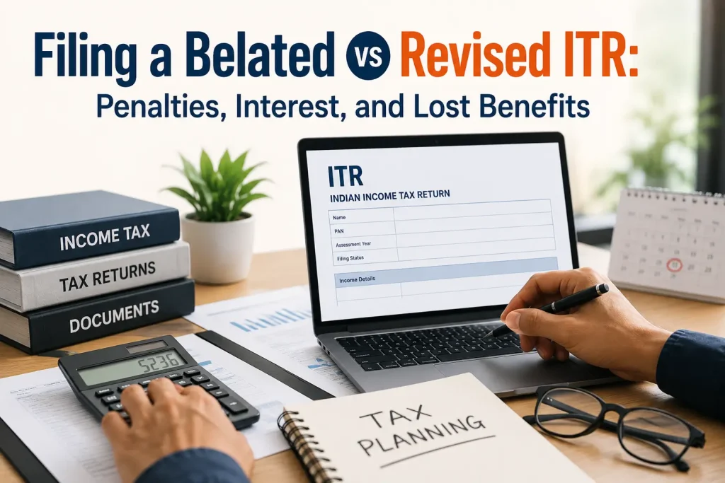 Filing a Belated vs Revised ITR: Penalties, Interest, and Lost Benefits